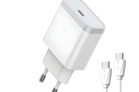Kucni punjac LDNIO Q122 PPS PD, 27W sa Type C na Type C kablom beli