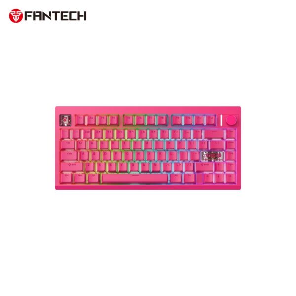 Tastatura Mehanicka Gaming Fantech MK921 Maxfit 8 Wireless pink (white switch)