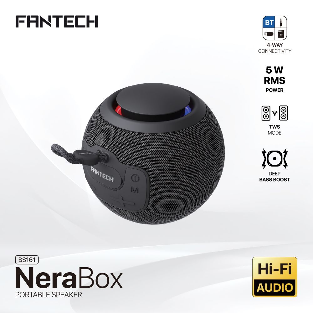 20f57223-8c86-460b-8cac-f3ea3a984025-Bluetooth-zvucnik-Fantech-BS161-NeraBox-crni_w1000 Bluetooth zvucnik Fantech BS161 NeraBox crni - Slika 1