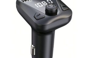 FM transmiter C43 USB, QC 3.0 Bluetooth 5.0, handsfree crni