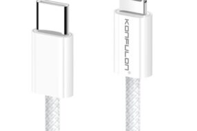 Data kabl KONFULON DC81 27W Type C na iPhone lightning beli 1m