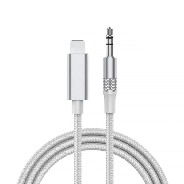 Adapter LDNIO LSY81i iPhone Lightning na 3.5mm muski beli 1m
