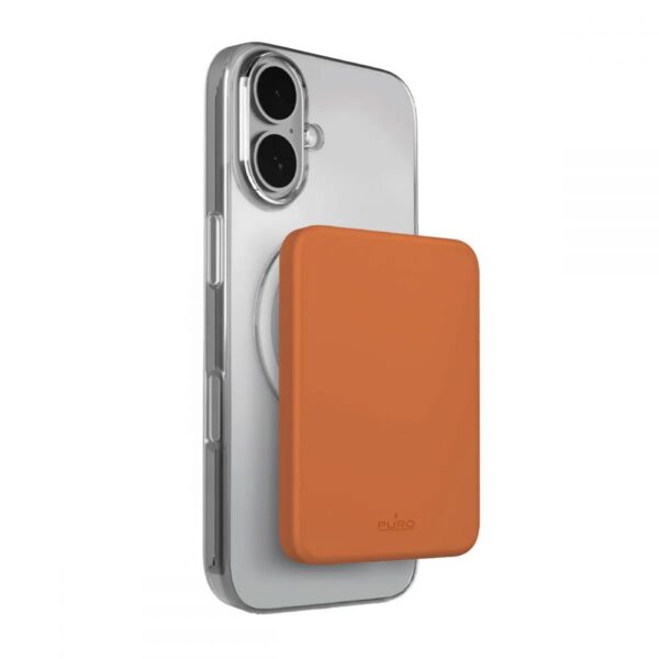Power bank prenosiva baterija PURO Magsafe 4200mAh narandzasta
