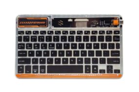 Tastatura Coteci Punk 84012 Wireless transparent crna