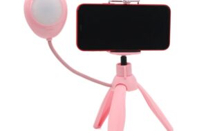 Drzac za mobilni telefon sa LED rasvetom A22 pink