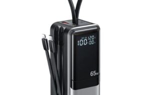 Power bank prenosiva baterija REMAX Dinba Series RPP-59 65W+60W PD+QC Fast Charging 20000mAh crni