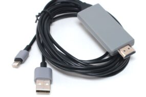 Kabl Lightning HDTV crni 2m