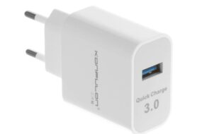 Kucni punjac KONFULON C27, QC 3.0, 2.1A sa iPhone lightning kablom beli