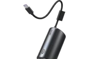 Power bank prenosiva baterija REMAX Coolpad Series FP-110 sa integrisanim Type C kablom 10000mAh crna