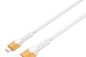 Data kabl Ldnio LS801 30W Fast micro USB beli 1m