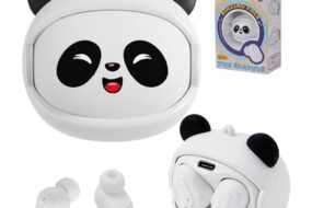 Bluetooth slusalice Panda bele
