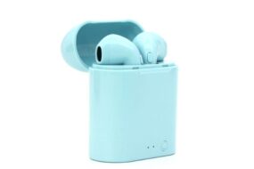 Bluetooth slusalice Airpods i7 mini svetlo plava HQ