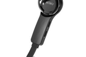 Adapter Wiwu za slusalice i punjenje iPhone lighting crni