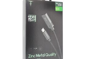 Data kabl T-phox T-M809 Zinc Holly micro USB crni 1m