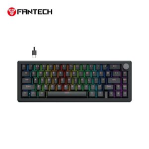 Tastatura Mehanicka Gaming Fantech MK614 Atom x66 Retro crna (ice apricot switch)