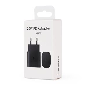 Kucni punjac PD Fast charger 25W za Samsung CE crni