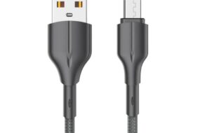 Data kabl LDNIO LS851 25W Fast micro USB sivi 1m