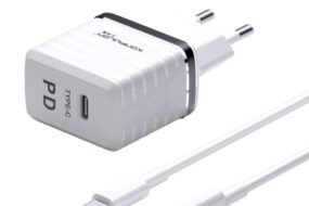 Kucni punjac KONFULON C32D+DC15 PD 20W sa Type C na Type C kablom