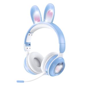 Bluetooth slusalice Bunny plave
