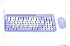 Combo mis tastatura wireless Fantech WK-899 GO mochi101 ljubicasta