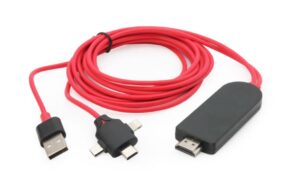 Kabl HDMI na USB type C lightning micro USB 1.5m