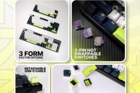 Tastatura Mehanicka Gaming Fantech MK878S RGB Atom 104S Mori bela (Rosie switch)