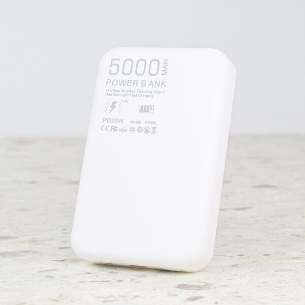 Power bank prenosiva baterija Magsafe Oxpower PD W5 5000mAh bela