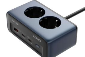 Produzni kabl LDNIO SE3, 2 uticnice, USB, 2xPD, 5u1, GAN, 45W total power