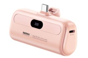 Power bank prenosiva baterija REMAX Capsule series RPP-632 2A Type C 5000mAh roze
