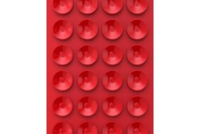 Stiker za mobilni telefon Octobuddy crveni