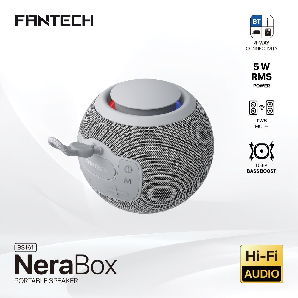 a1f255fa-b711-4da9-bdbd-ca161eb114b1-Bluetooth-zvucnik-Fantech-BS161-NeraBox-sivi_w1000 Bluetooth zvucnik Fantech BS161 NeraBox sivi - Slika 1