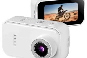 Mini kamera F2 32GB bela