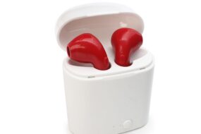 Bluetooth slusalice Airpods i7s TWS crvene