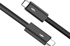 Data kabl Coteci Thunderbolt 87315 40Gbps 100W 8k PD Type C na Type C crni 0.3m