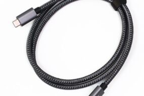 Data kabl Thunderbolt PD na Type C 40Gbps 240W 5K sivi 1m