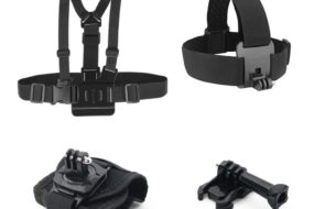 Kit X-3-2 za akcione kamere (chest strap, head strap, wrist strap, J-hook mount)