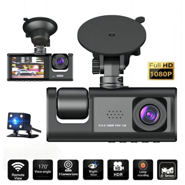 Kamera za Auto DashCam S1 JWD 1080P crna