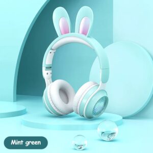 Bluetooth slusalice Bunny mint