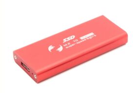 Adapter m.2 SSD na USB crveni