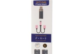 Adapter za slusalice i punjenje IP-14 iPhone lightning crni