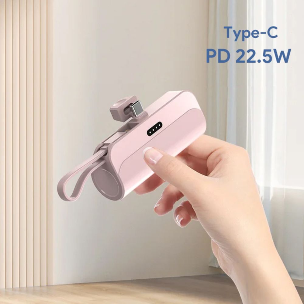 fa203641-11bb-453a-be5a-d3fe22f9681b-back-up-baterija-privezak-type-c-roze-211801-336757_w1000 Power bank prenosiva baterija privezak 5000mAh Type C roze - Slika 1