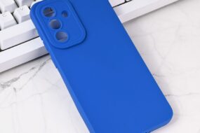 Torbica Silikon Pro Camera za Samsung A566B Galaxy A56 5G plava