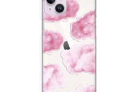 Torbica Silikonska Print Skin za iPhone 14 Plus 6.7 Pink Clouds