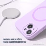 Torbica Magsafe Pure color za iPhone 17 6.3 lila - Slika 3