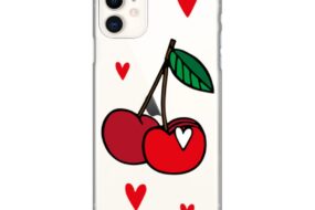 Torbica Silikonska Print za iPhone 11 6.1 Cherry