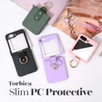 Torbica Slim PC Protective za Samsung F741B/F761B Galaxy Z Flip 6/7 FE 5G roze - Slika 2