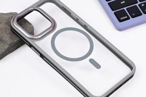 Torbica Magsafe Trendy za iPhone 15 Pro Max 6.7 siva