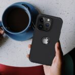 Torbica Nillkin Scrub Pro za iPhone 16 Pro 6.3 (sa otvorom za logo) crna - Slika 4