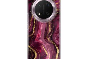 Torbica Silikonska Print za Honor Magic 7 Lite Burgundy