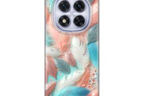 Torbica Silikonska Print za Xiaomi Redmi Note 14 Pro 5G (EU) Pastel Feathers
